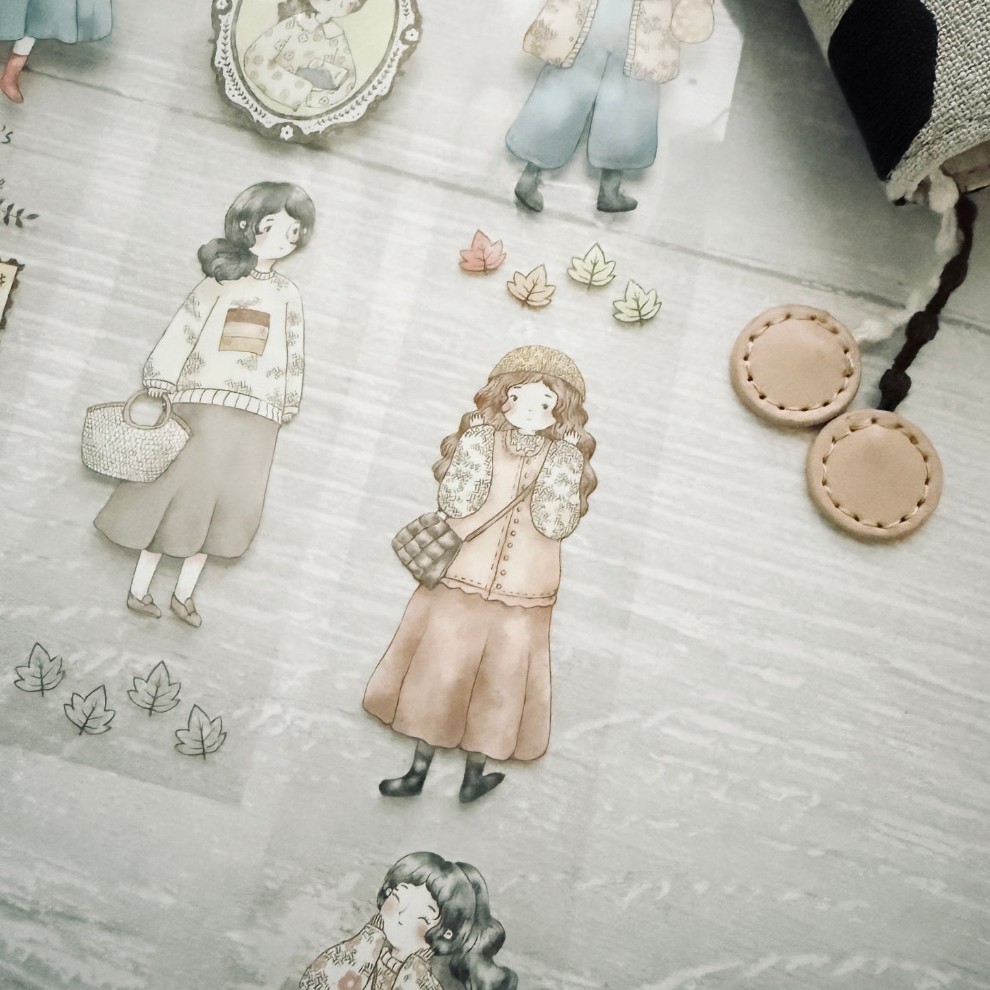 Sho Littlehappiness Autumn Girl PET Tape