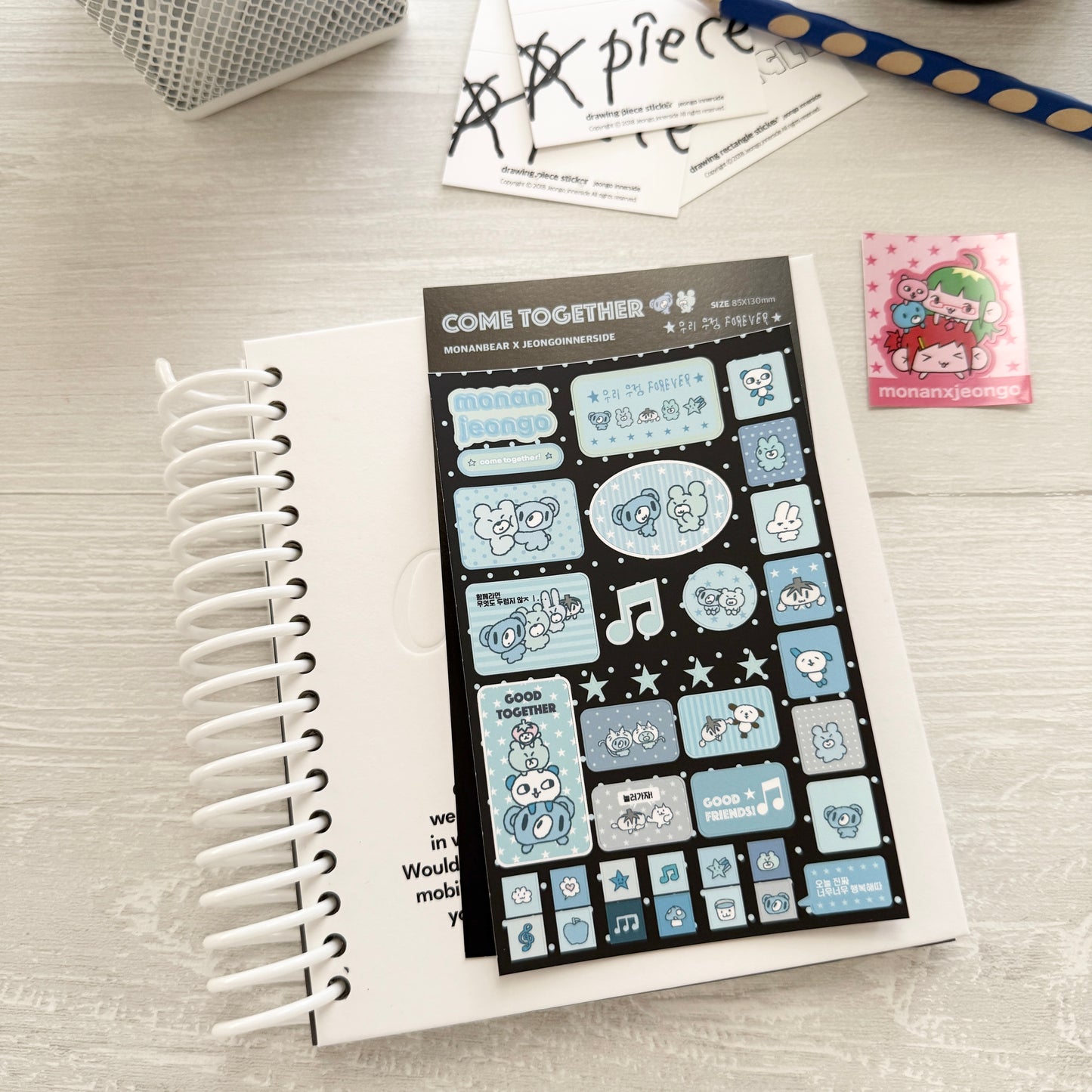 Jeongo Innerside x Monan Collaborate Sticker Collection / 10 Designs