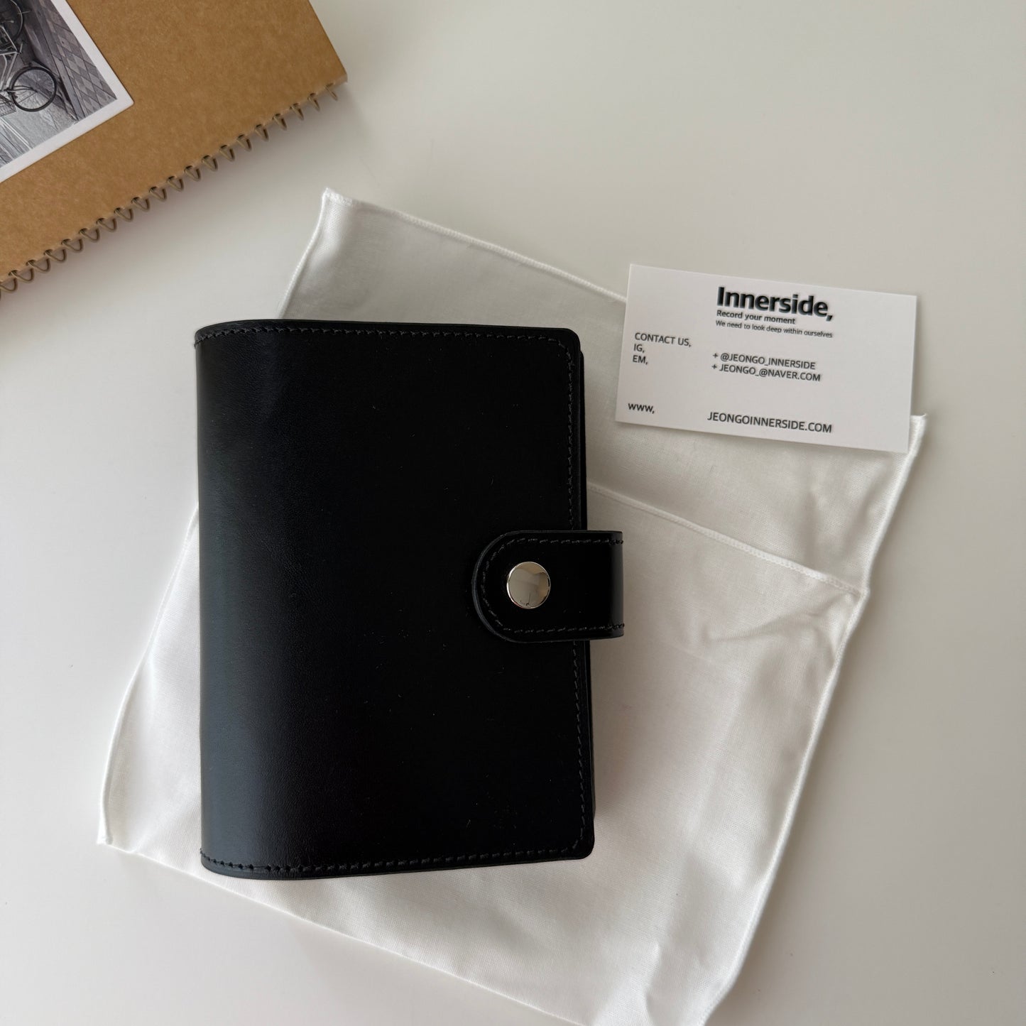 Jeongo Innerside A7 Pocket Size Classic Leather Diary