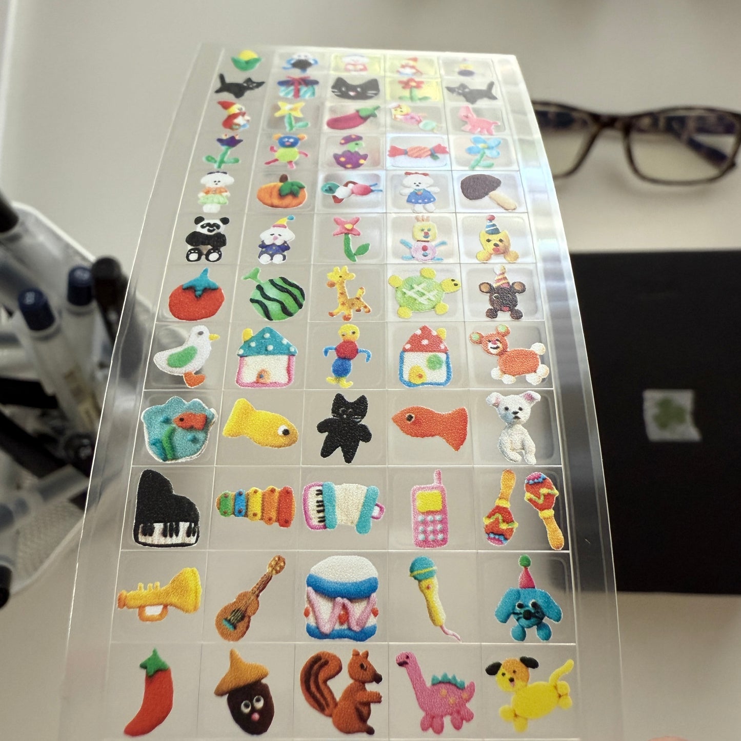 Sosom room Nemonemo Clear PET Sticker Sheet / April