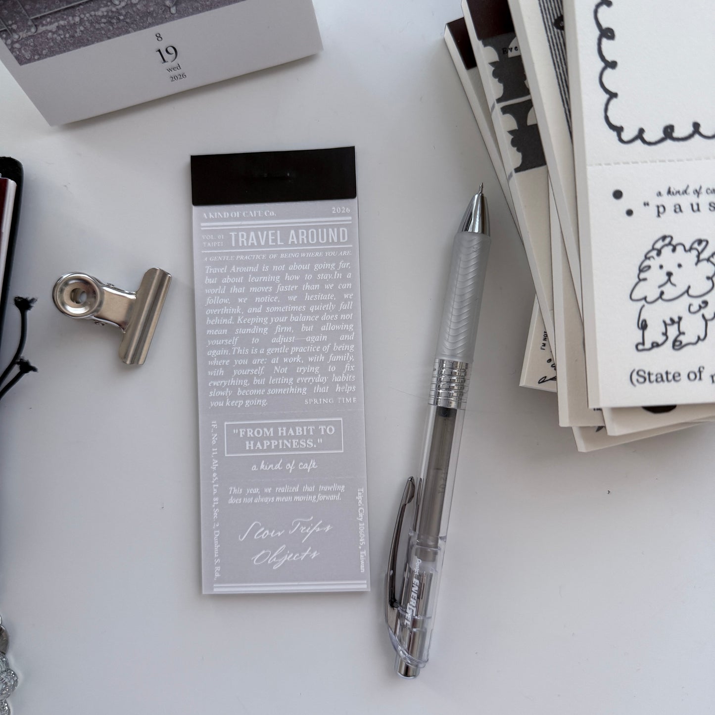 A Kind of Cafe Memo Pads / 8 Designs