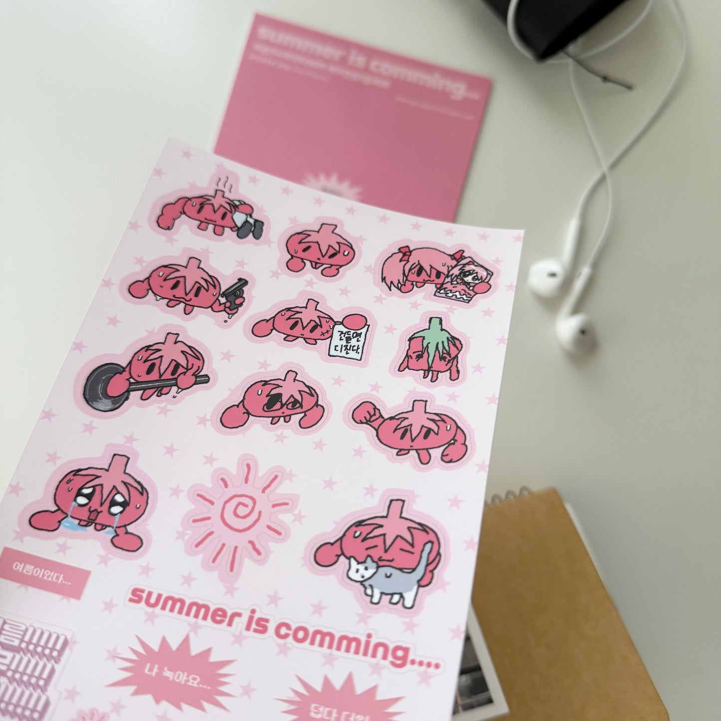 Jeongo Innerside Ms. Tomato's Summer Sticker Sheet
