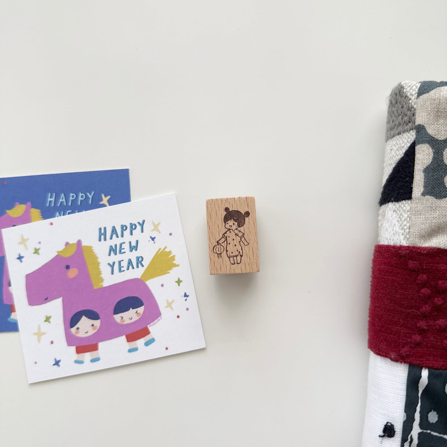Msbulat New Year Collection Rubber Stamp / 4 Styles