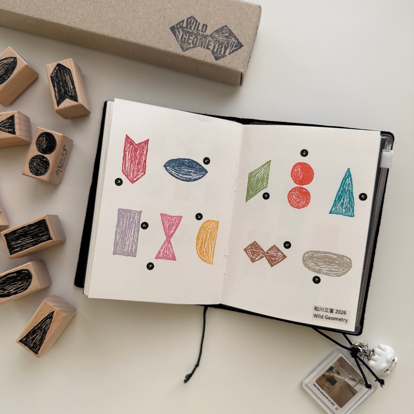 Matsukawasanmiya Wild Geometry Stamp Set