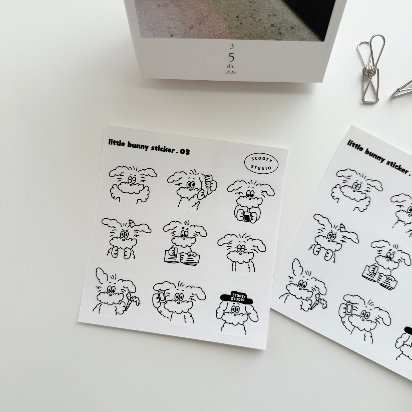 Scooty Studio Little Bunny Sticker 03