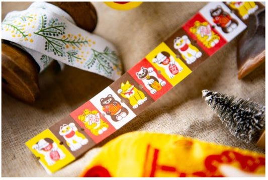 [ PRE-ORDER ] OURS Little Lucky Friends Label Sticker Roll