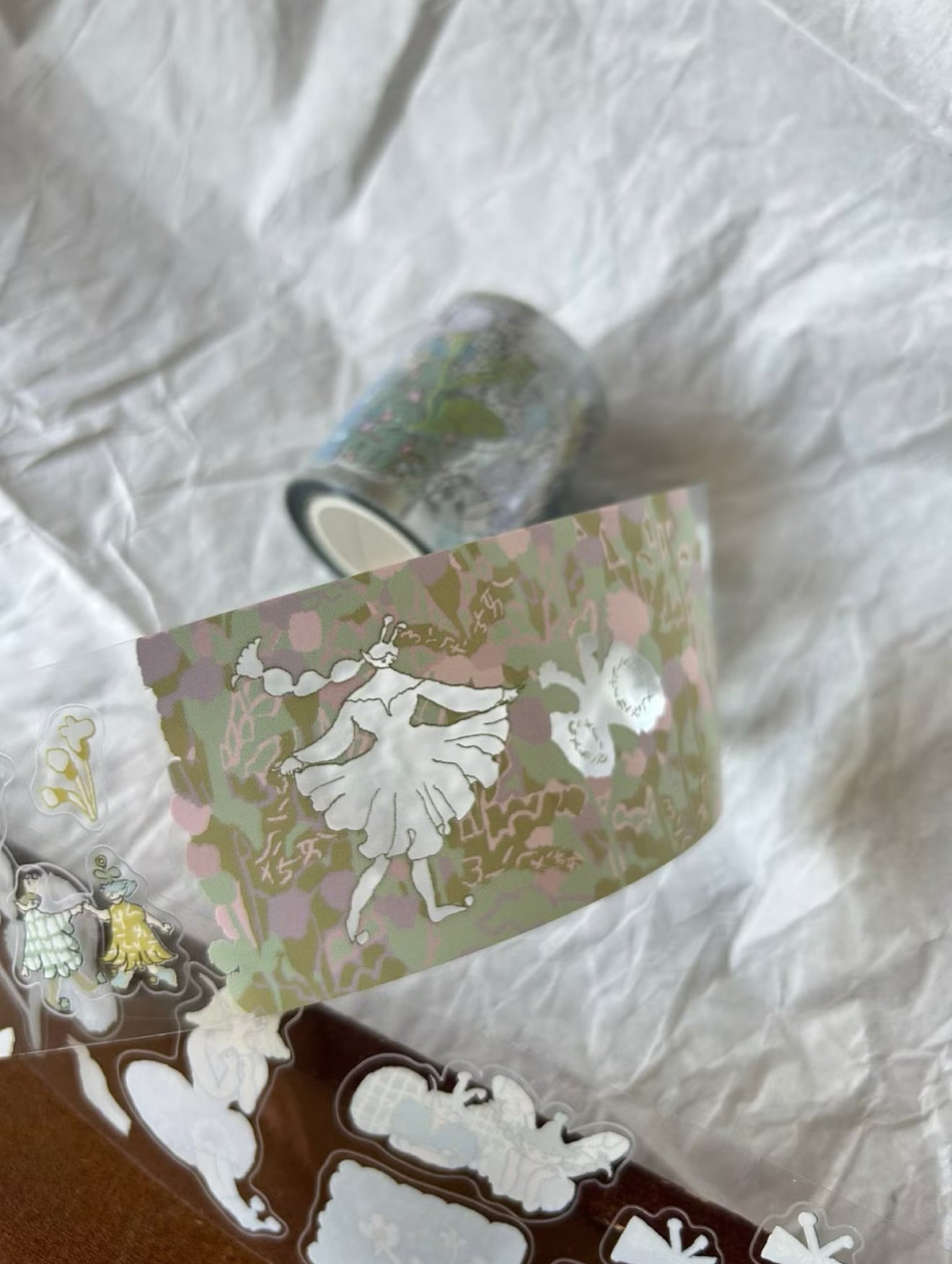 Misshoegg Meadow Flower Fairies PET Sticker Roll