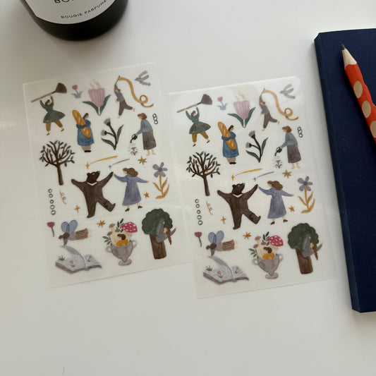 Ivy Snow Daydream Transfer Sticker Set