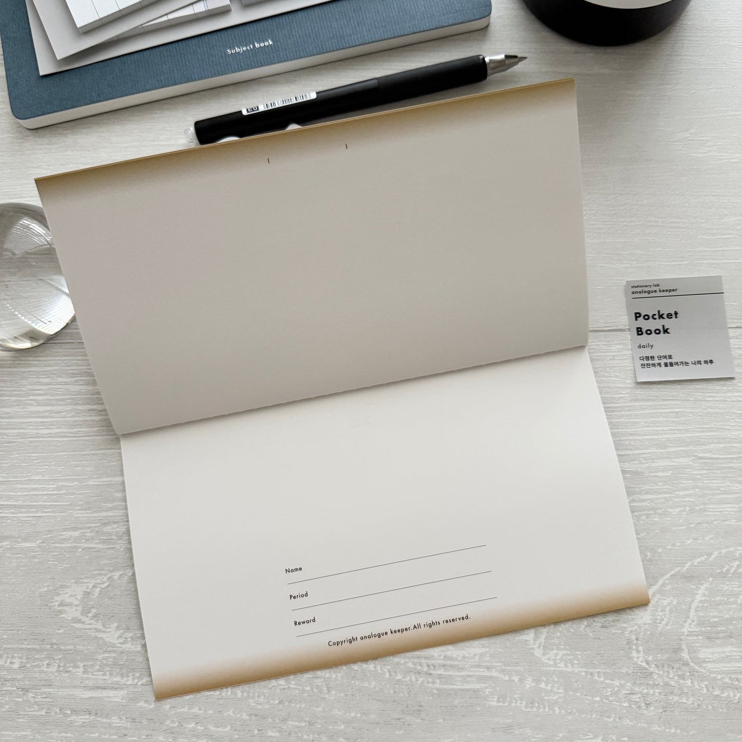 Analogue Keeper 2025 NEW Pocket Book / Daily & Weekly