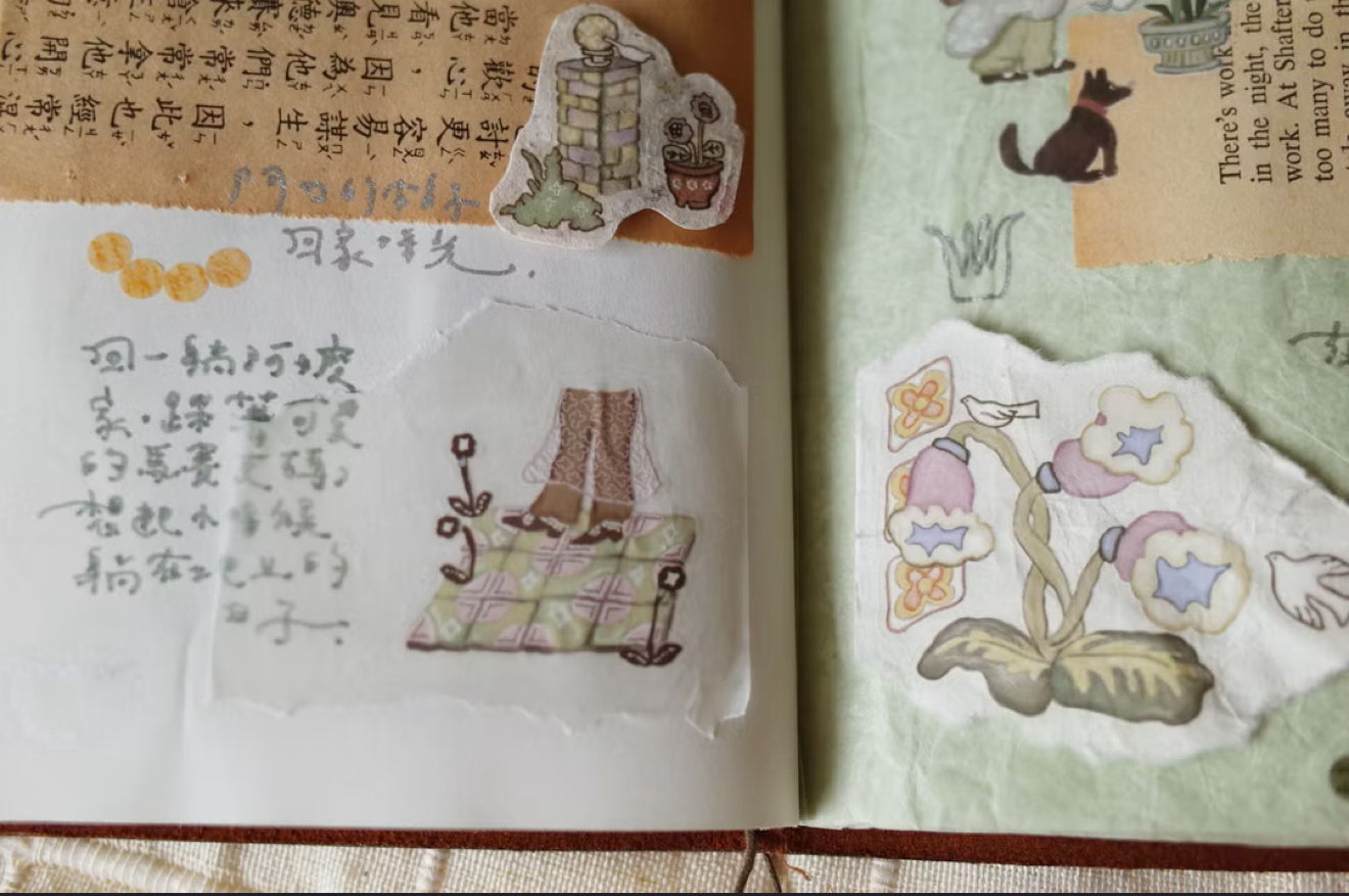 Misshoegg Corner Garden Transfer Sticker Set