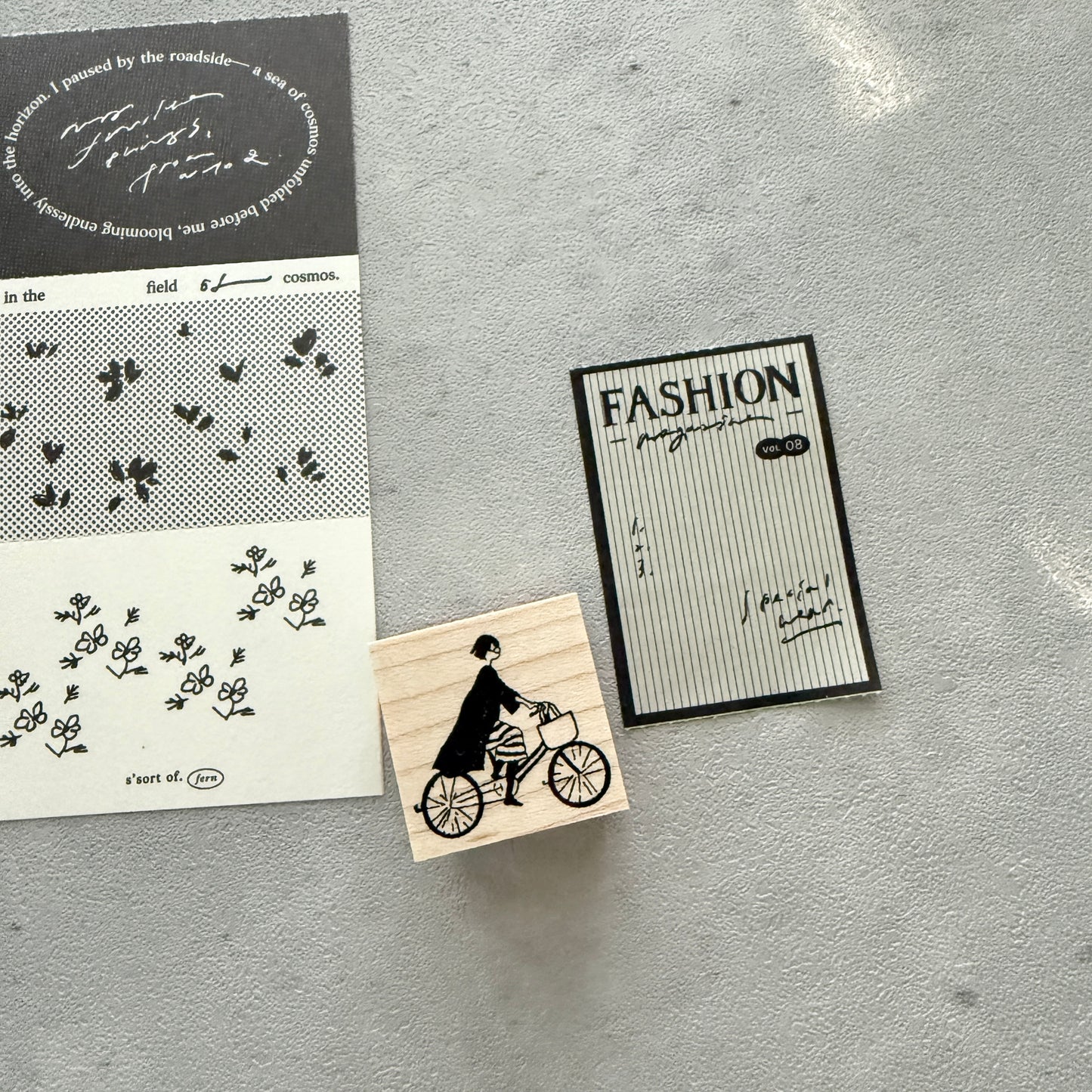 MA7stamp Fumiko's life Rubber Stamp / 5 Designs