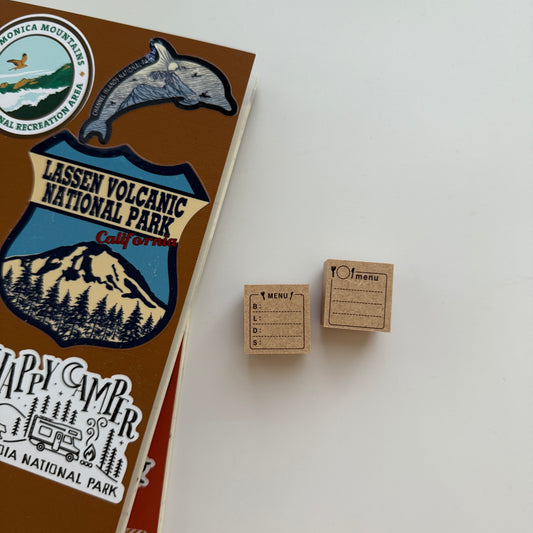 Stamp Marche Life Log Collection Stamp // Meal (2 designs)