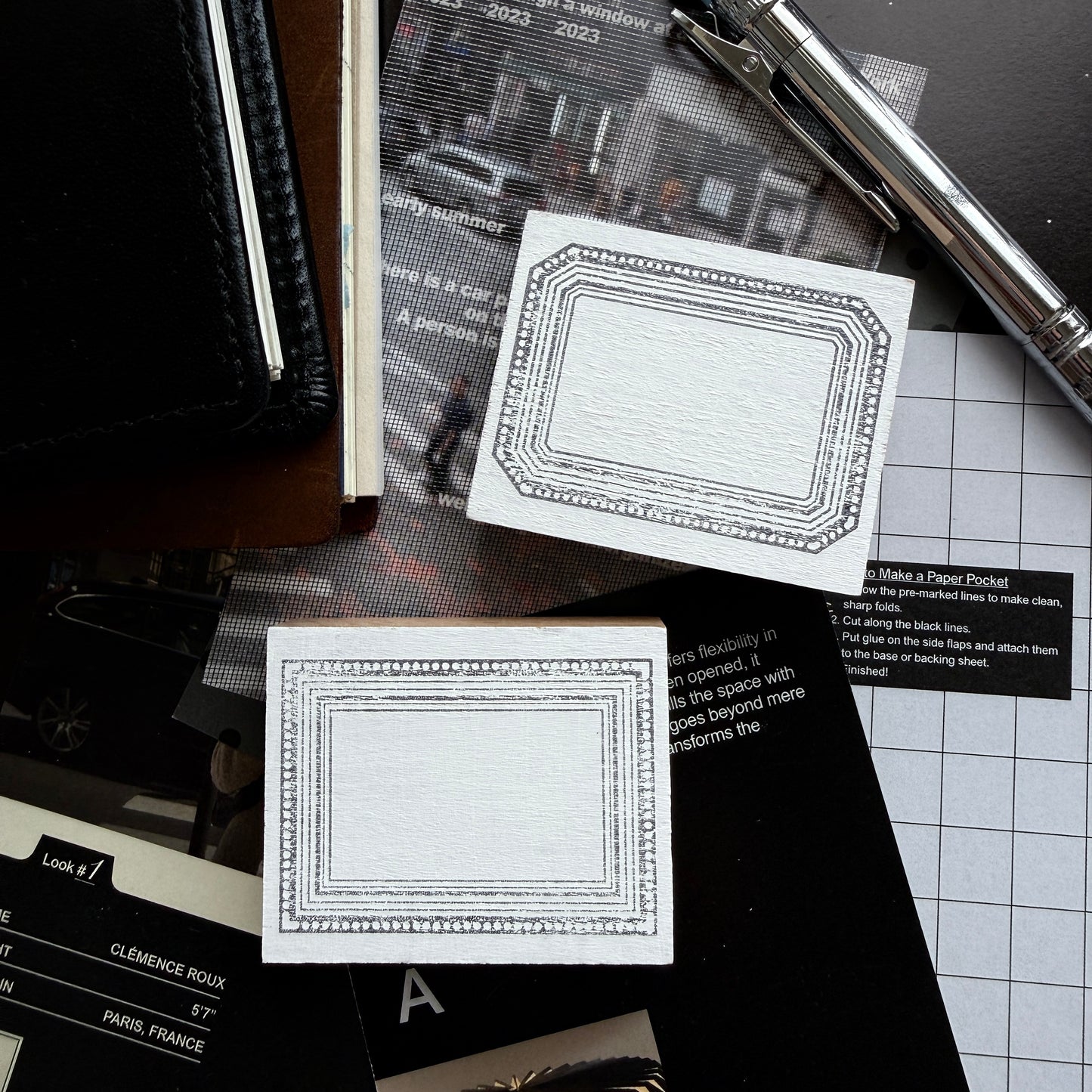 kurukynki Dream Ledger Classic Frame Rubber Stamp / Large