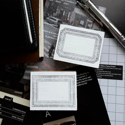 kurukynki Dream Ledger Classic Frame Rubber Stamp / Large