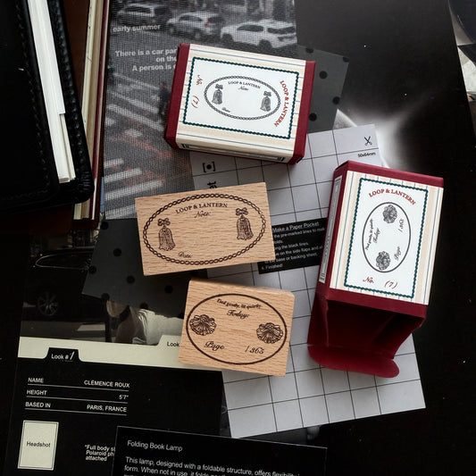 Kurukynki Loop & Lantern Oval Decorate Stamp / 2 Designs