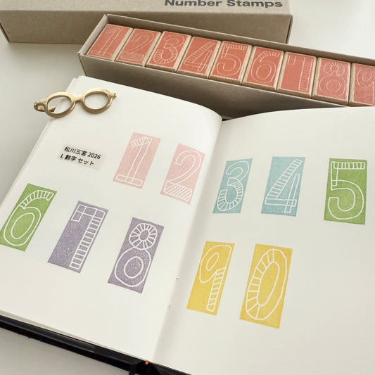 Matsukawasanmiya 2026 Number Stamp / L Set