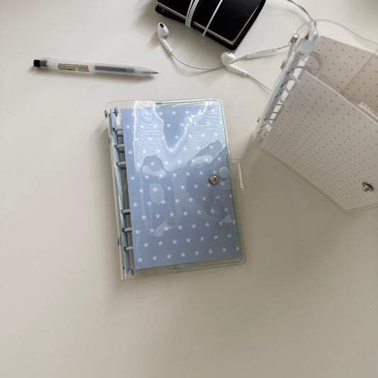 Jeongo Innerside Personal Size PVC Ring Journal Cover / 3 Colors