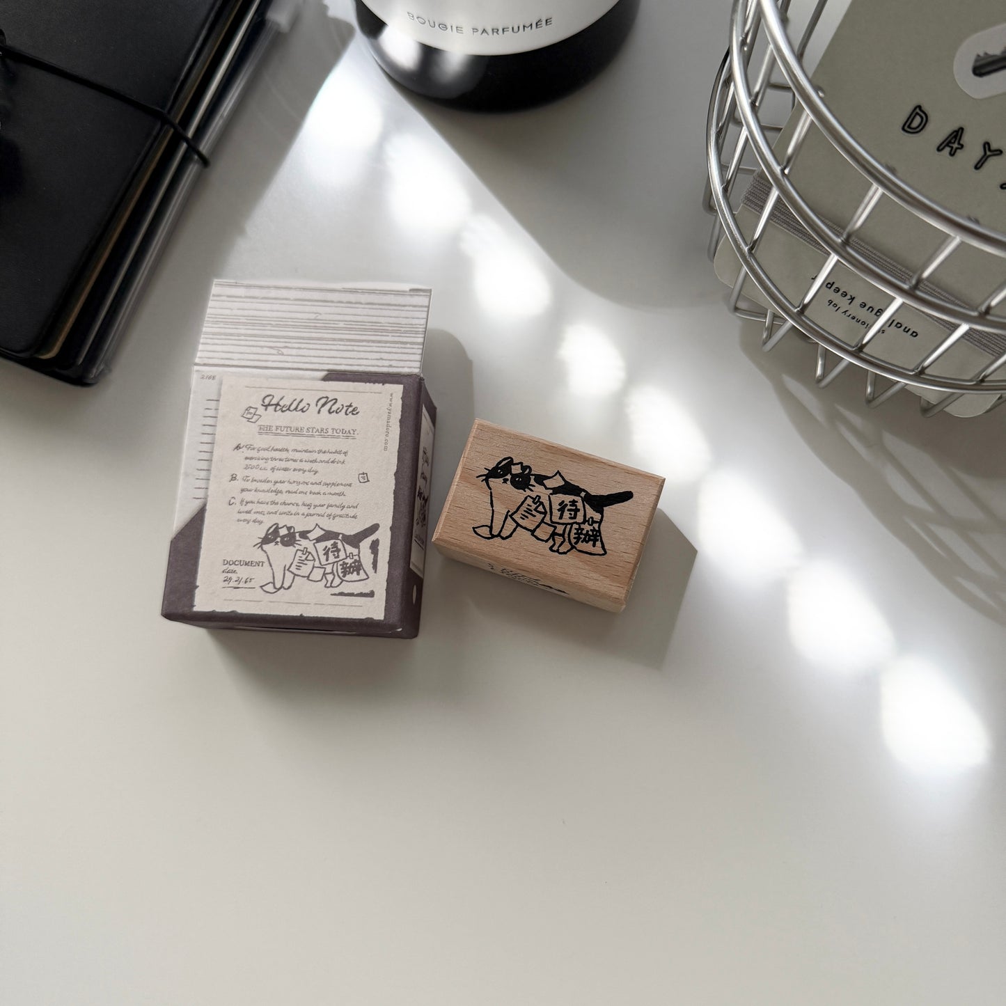 Yamadoro Mr. Bird Office Collection Rubber Stamps / 3 Designs