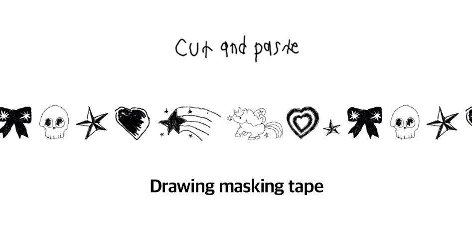 Jeongo Innerside Drawing Masking Tape