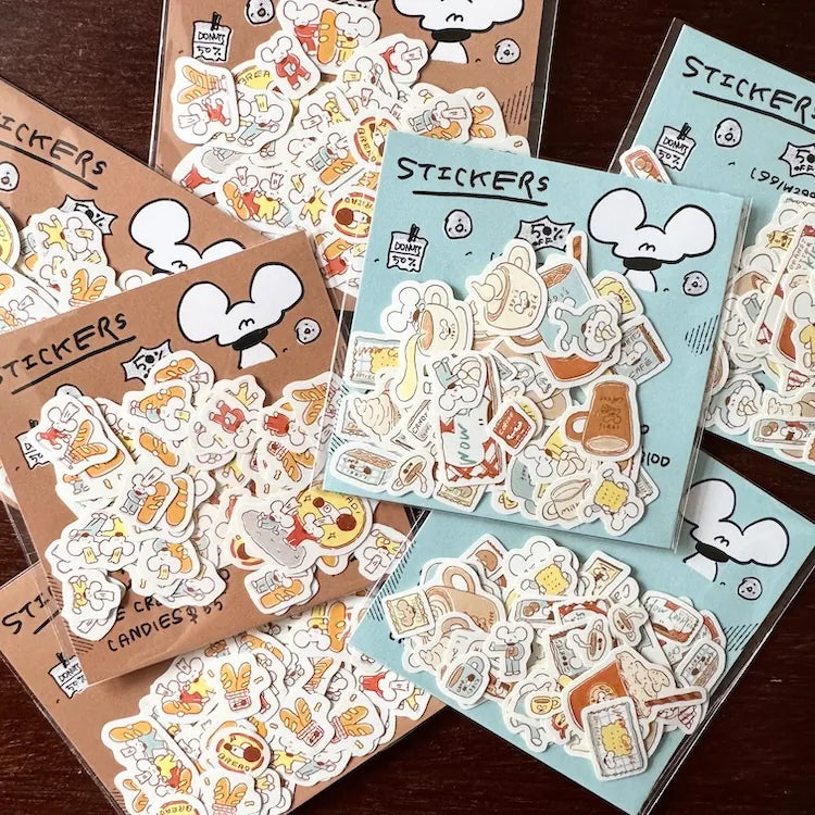 1991w2992 Cafe Sticker Pack – Journal Station