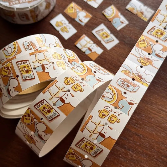 1991w2992 Label Sticker Roll / Coffee Day