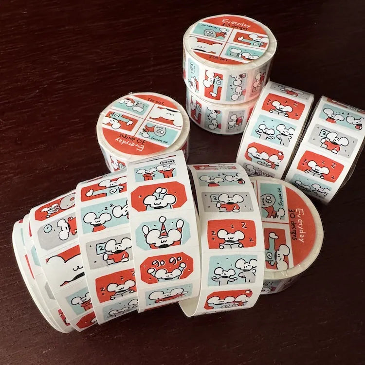 1991w2992 EveryDay Label Sticker / Cherry Bubbles