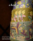 A Kind of Cafe Pompon Flower Sticker Roll