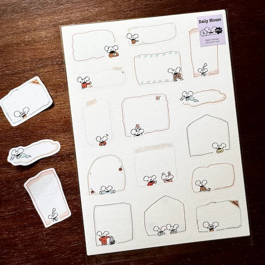 1991w2992 Daily Mouse Memo Sticker