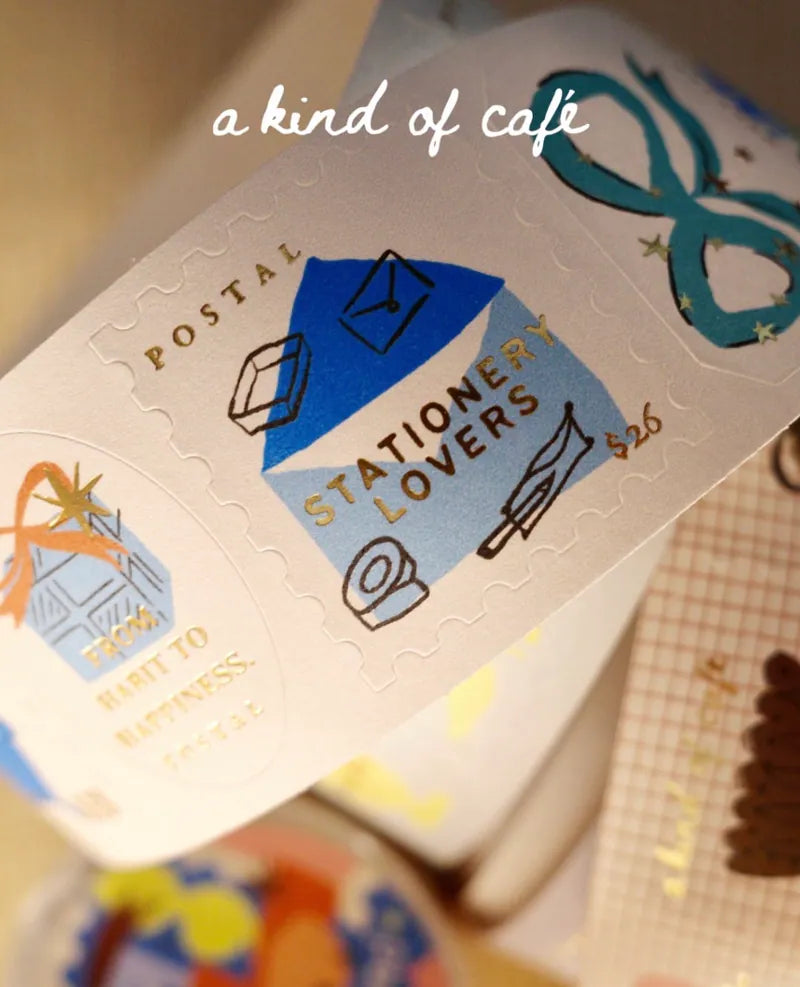A Kind of Cafe Travel Around Sticker Roll