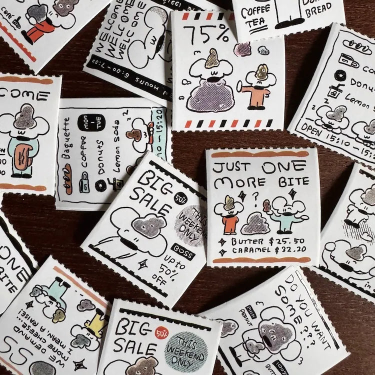 1991w2992 Thank You Ticket Sticker Roll