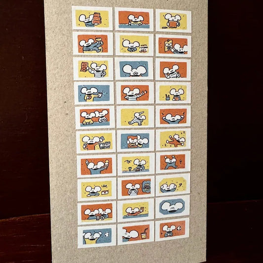 1991w2992 Label Sticker Roll / Lemon Macaroon