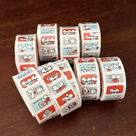 1991w2992 EveryDay Label Sticker / Cherry Bubbles