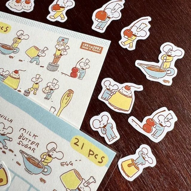 1991w2992 Pudding Sticker Pack