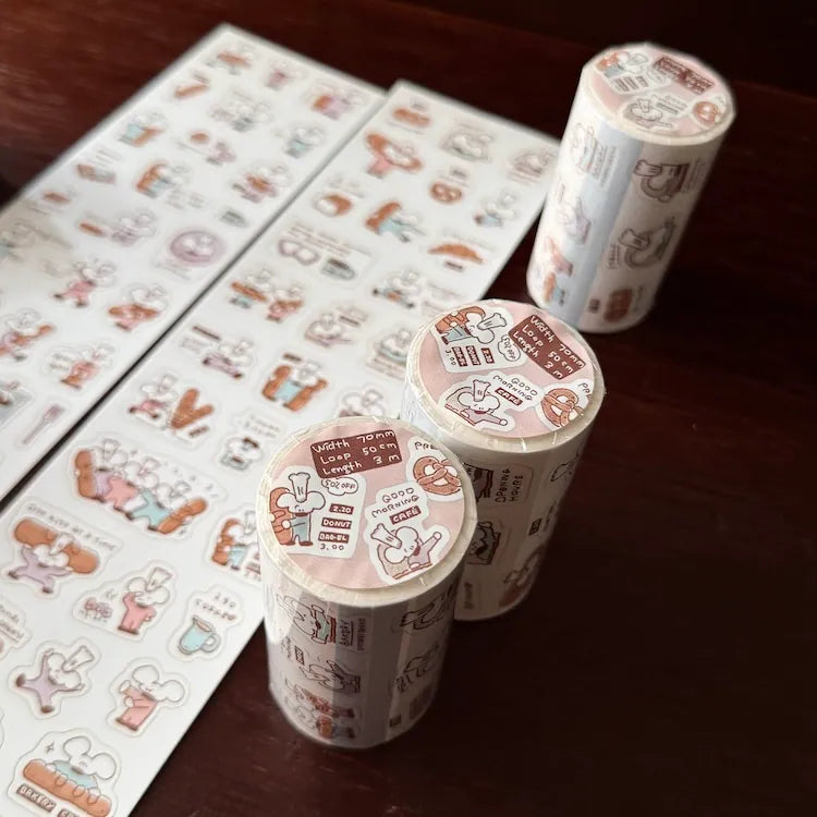 1991w2992 Daydream Bakery Sticker Roll