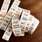 1991w2992 Everyday Apricot-Soda Label Sticker Roll