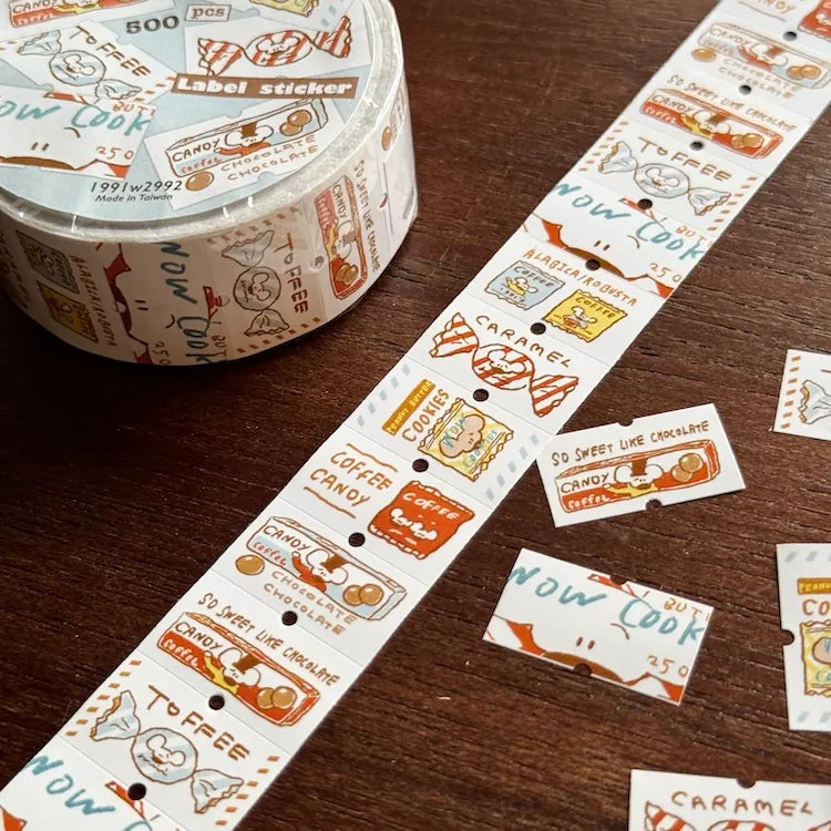 1991w2992 Label Sticker Roll / Cookie Day