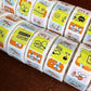 1991w2992 Everyday Apricot-Soda Label Sticker Roll