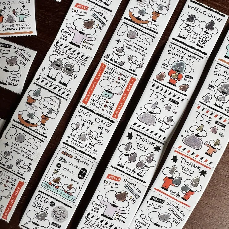 1991w2992 Thank You Ticket Sticker Roll