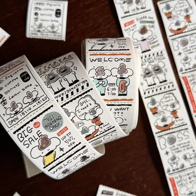 1991w2992 Thank You Ticket Sticker Roll