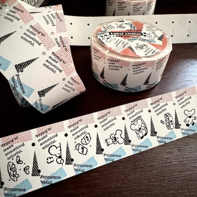 1991w2992 Large Designer Label Sticker Roll