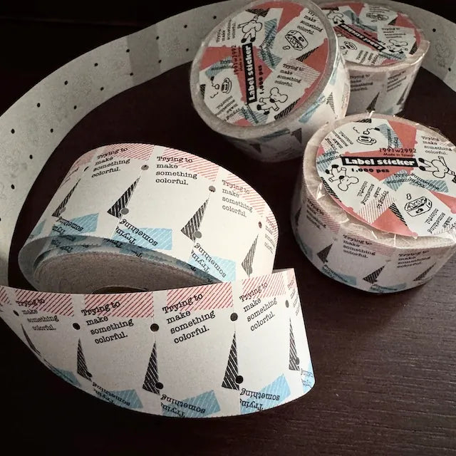 1991w2992 Large Designer Label Sticker Roll