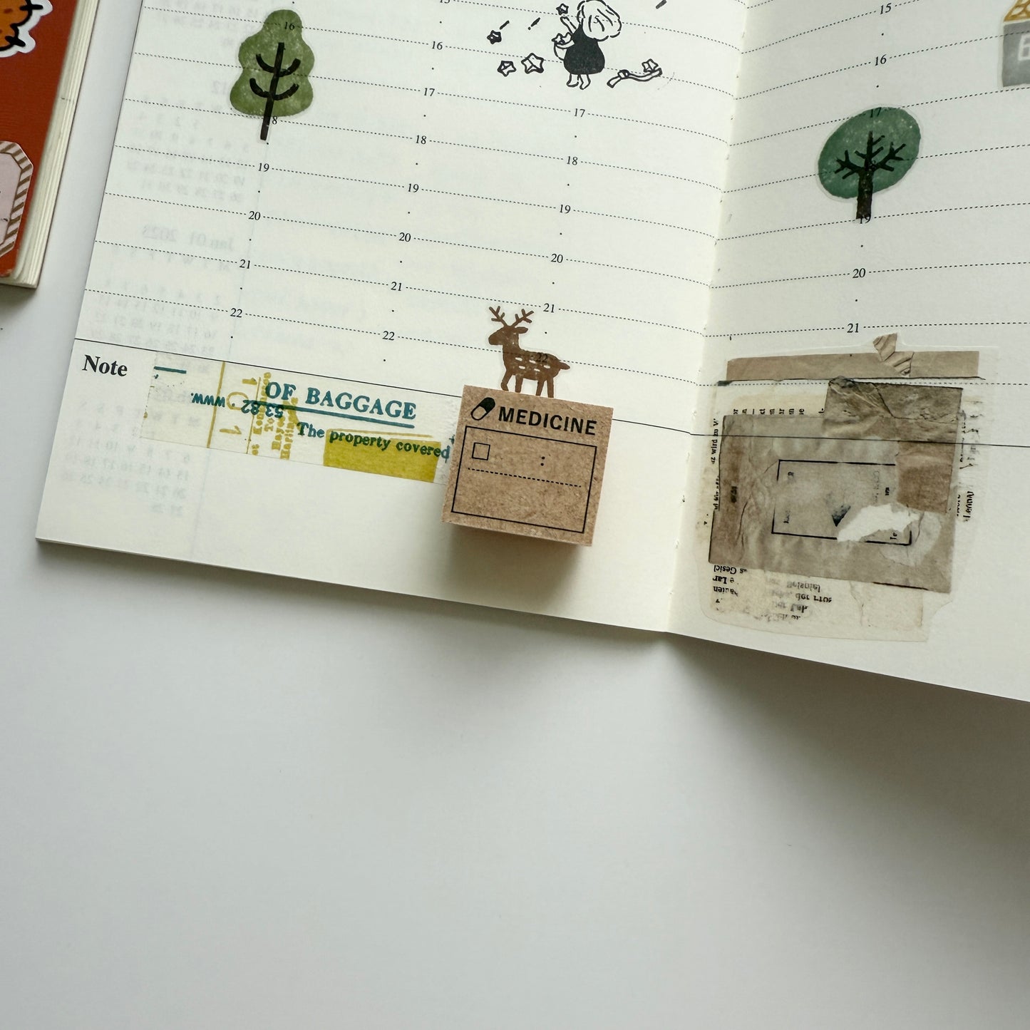 Stamp Marche Life Log Collection Stamp // Sleep & Medicine