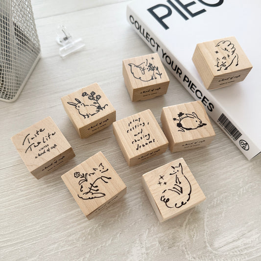 A Kind of Café Humming Breeze Stamp Set