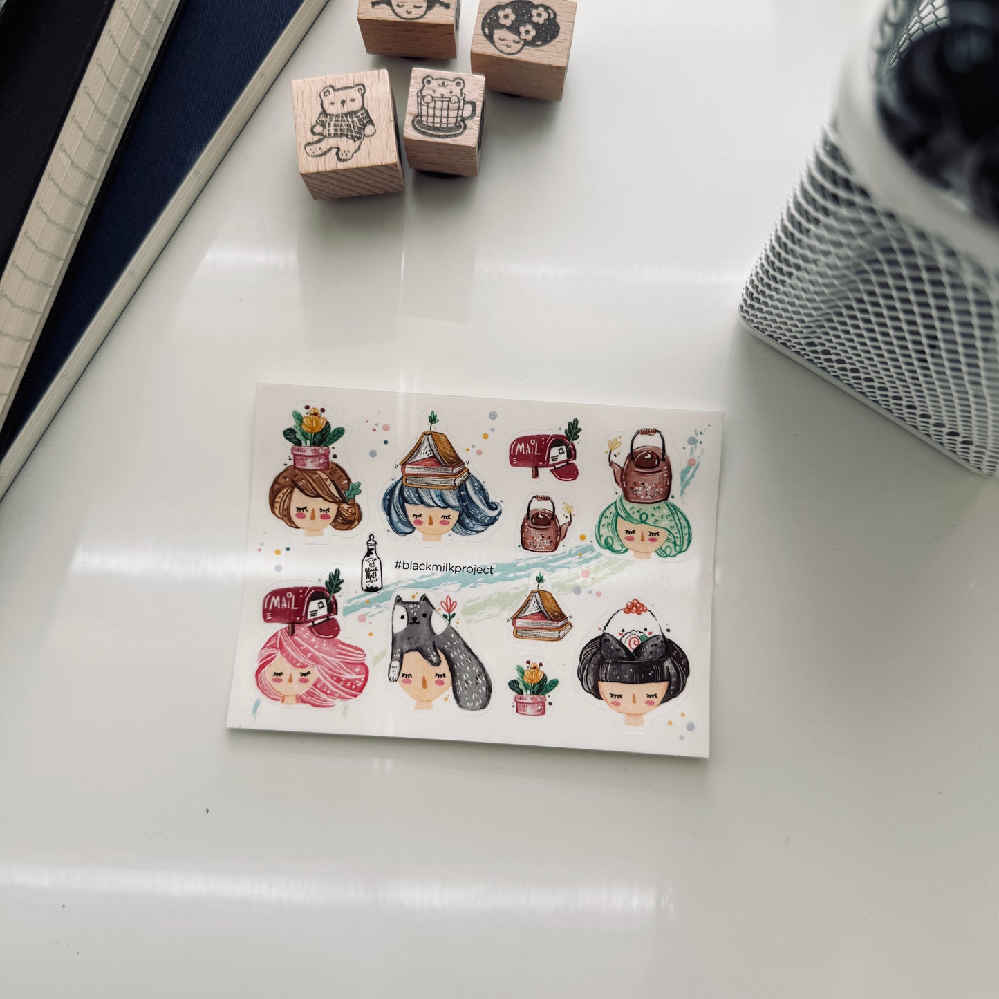 Black Milk Project On My Head Mini Sticker Sheet