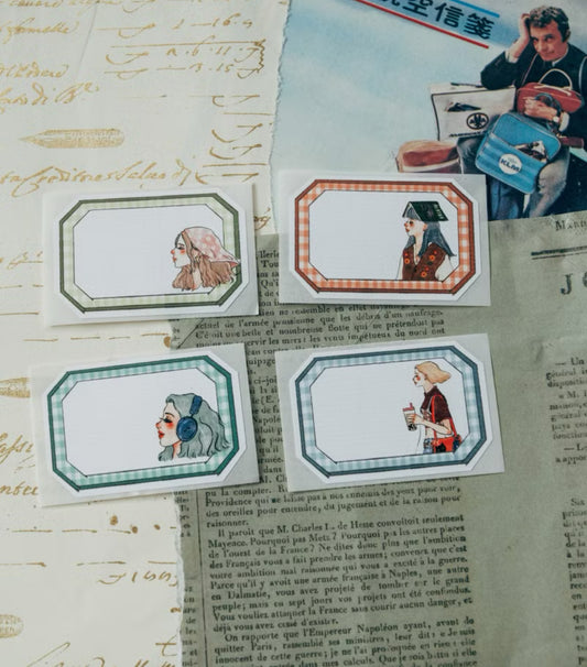 [ PRE-ORDER ] La Dolce Vita Label Sticker Set / Grid