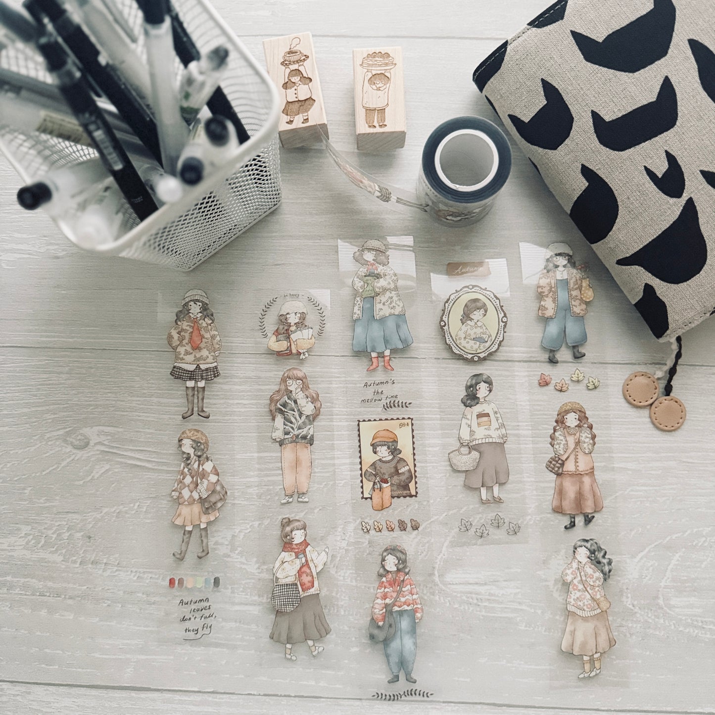 Sho Littlehappiness Autumn Girl PET Tape