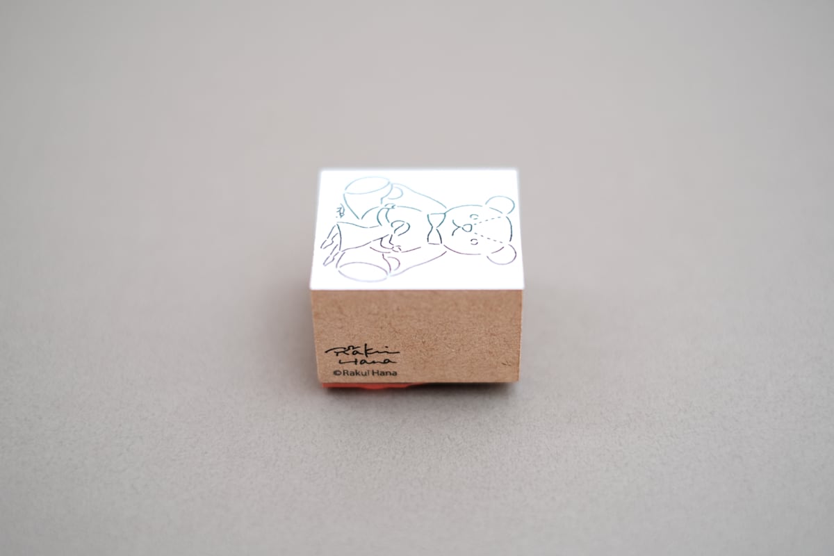 Rakui Hana [ Memories Series ] Rubber Stamps / 3 Designs