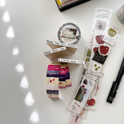 Mr. Eggplants Meow Lady Rubber Stamp / 3 Designs