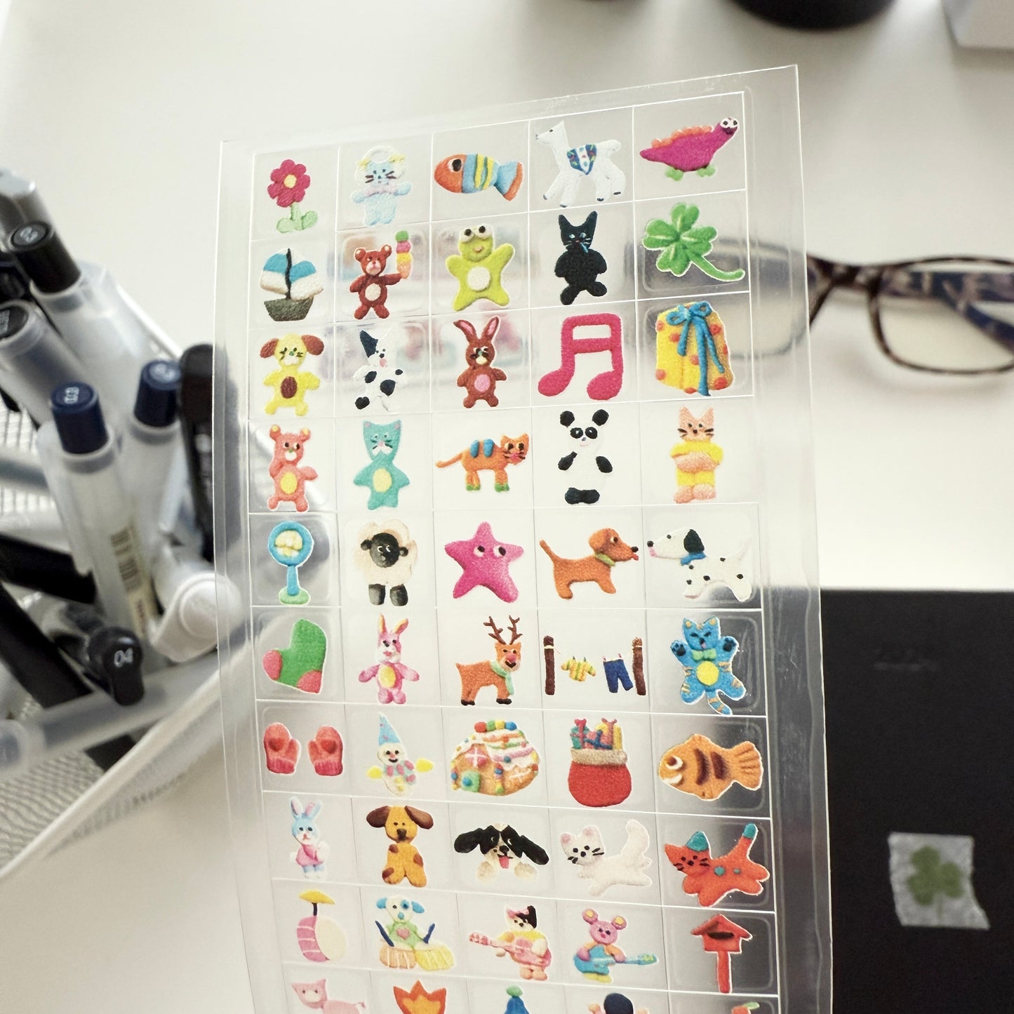 Sosom room Nemonemo Clear PET Sticker Sheet / March