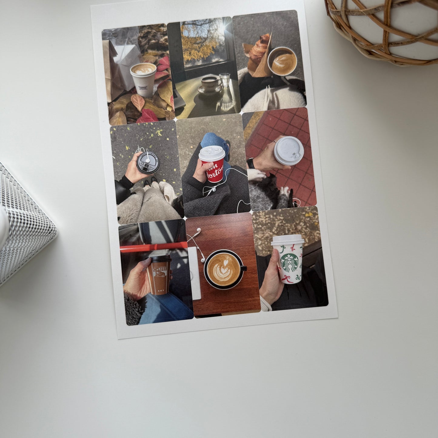 Kmmile Large Coffee Sticker Sheet (5)